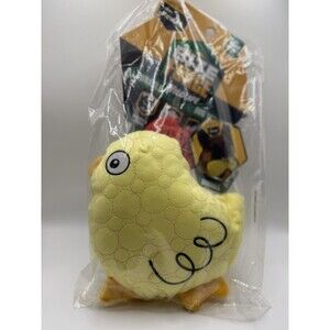 Bite Force Wildlife Durable Dog Toy Built With Aramid Fiber Yellow Chicken Plush